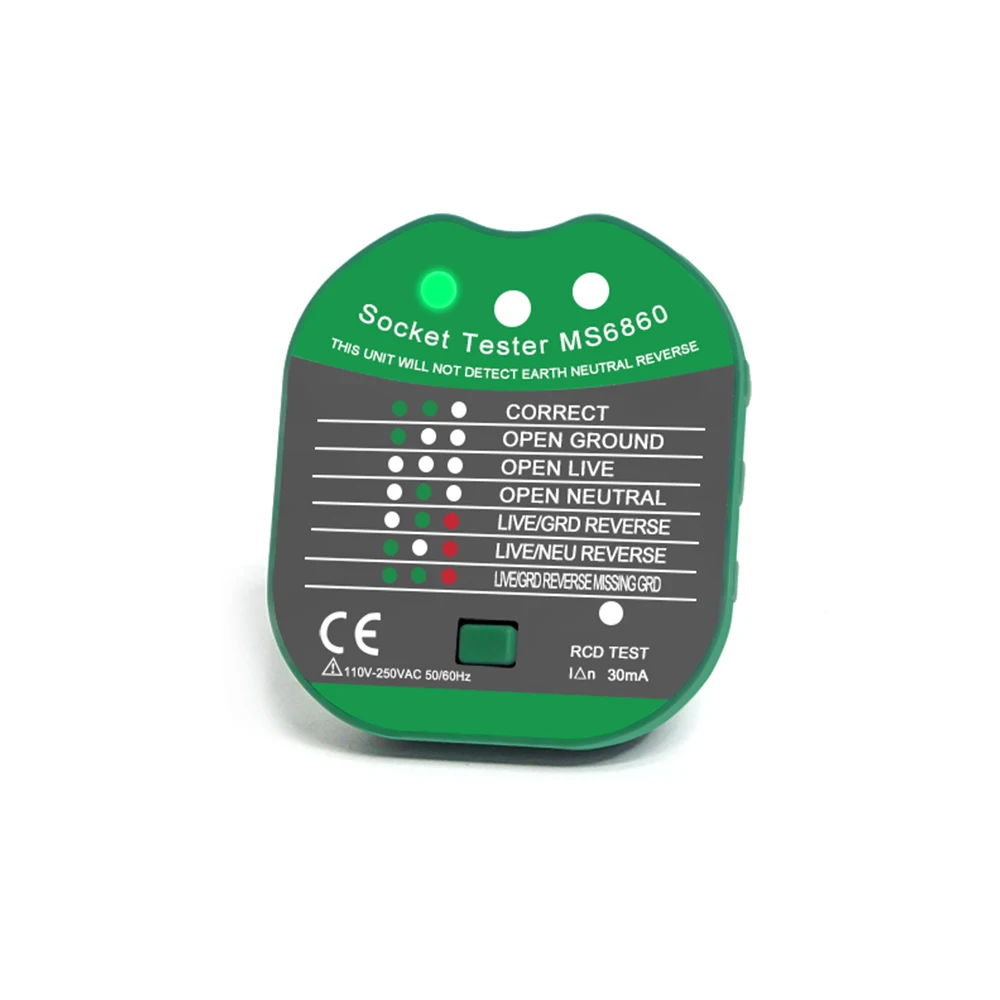 LEFAVOR-Socket-Tester-Pro-Voltage-Test-RCD-30mA-Socket-Detector-UK-EU-Plug-Ground-Zero-Line-4