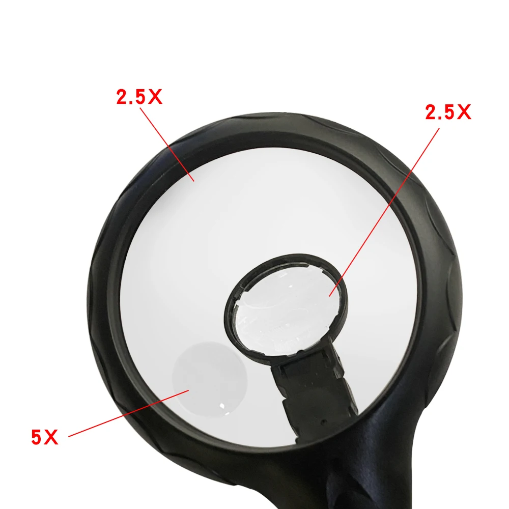 magnifier-2-5-x-5X-3rd-piece-aid-Clip-LED-lighting-hand-welding-stand-magnifying-glass-2