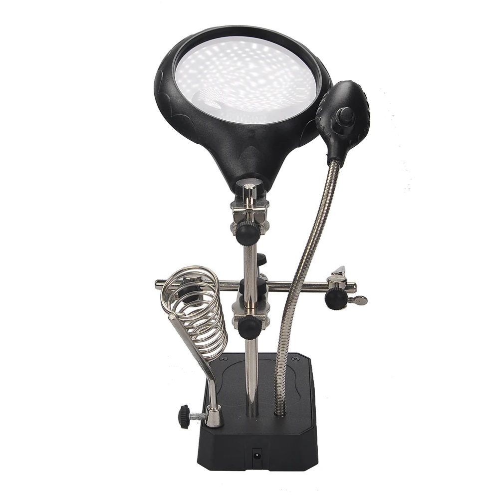 magnifier-2-5-x-5X-3rd-piece-aid-Clip-LED-lighting-hand-welding-stand-magnifying-glass-3